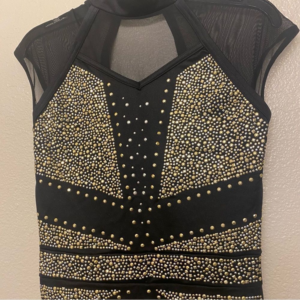Weissman Elite Get Dat 14732 Adult S Black Silver Contemporary Jazz Solo Costume — image 3 of 8